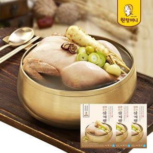 원할머니 우리땅 명품삼계탕 800g x 3팩