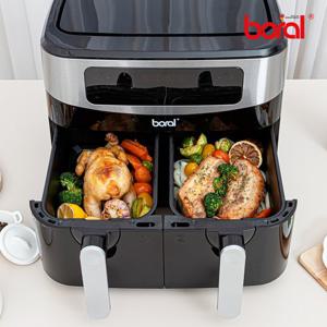 [Boral] 보랄 듀얼 디지털 에어프라이어(9L) SN-AF2060TP