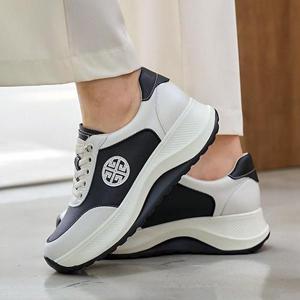 [더힐]슈즈 가죽콤비 키높이 7cm 여성여자 슬립온 스니커즈 운동화 sjpe-S-831