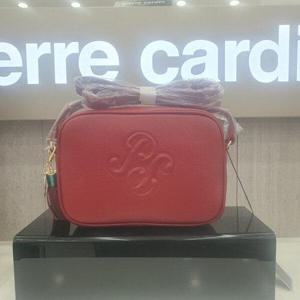 [피에르가르뎅]슈렁큰가죽 카메라백( 21ㅡ15ㅡ7ㆍ5)_GN