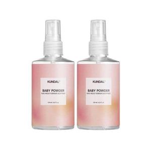 [쿤달]퓨어 바디미스트 베이비파우더 128ml x2개