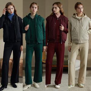 ★3종셋업★멀티이지기모셋업3종(패딩베스트+후드집업+팬츠)