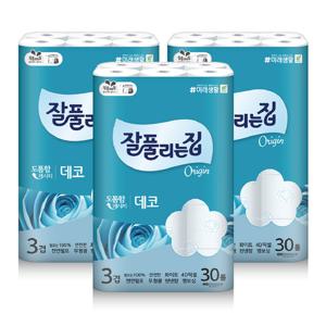 잘풀리는집 데코 30m 30롤 3팩
