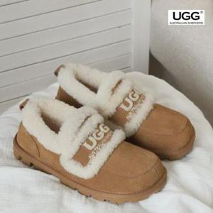 호주 에버어그 릴리 로퍼 니트로고 양털로퍼 어그부츠 어그슬리 AS2091