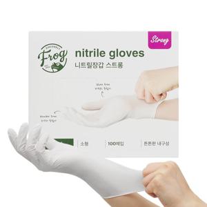 프로그 니트릴장갑 3.8 파우더프리 100매입 x 1개