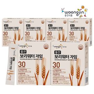 [웅진식품] 보리워터 자임 6박스 (박스당 3g x 30포) 총 6개월분 / 보리차 효소