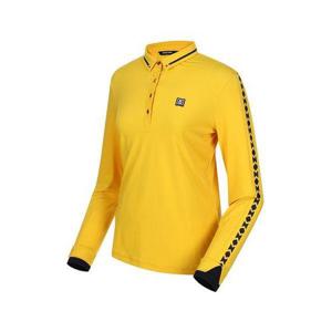 [마코](여성)소매 프린트 카라 티셔츠_MMW3TS01