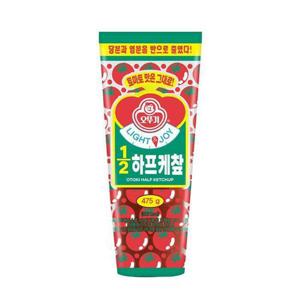[오뚜기]오뚜기 LIGHTJOY 1/2 하프 케찹 475g 저당 저칼로리 소스 (37456884)