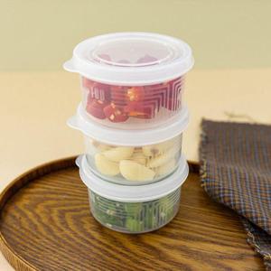 [3개세트] 카밀리아 원형 밀폐용기 180ml 냉장고 정리 냉동실 수납 소분 보관