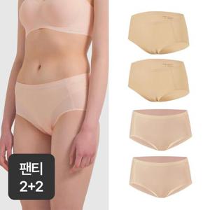 앤왁스 꿈의팬티 쿨메쉬 런닝형 팬티 4종(소프트로즈+뉴트럴누드)