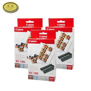 [캐논] KC-18IL 3팩(54매) CP프린터전용 잉크/용지SET