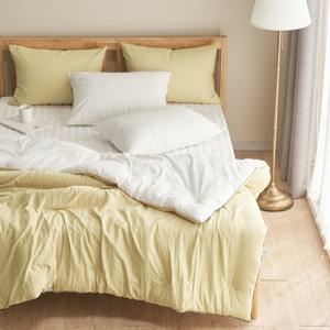 지베딩 마카롱 소프트 극세사&워싱마이크로화이바 겨울 차렵 이불 풀세트 더블킹(KK)