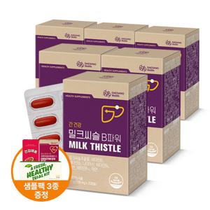 [대상웰라이프] 활력간건강 밀크씨슬 b파워 30캡슐x6박스