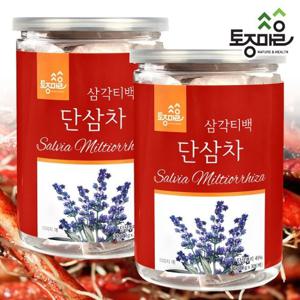 [토종마을]국산 단삼차 30티백 X 2통(60티백)(싱싱티백캔)_생분해성필터