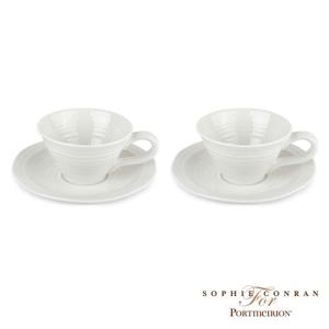 [포트메리온]소피콘란 티컵 앤 소서 화이트 0.3L 2인조(SC)