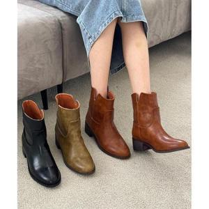 [BZJKDEJV_4B]가을 부츠힐 워커부츠 여성구두 앵클부츠