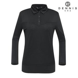 [데니스골프][DENNIS] 여성)가슴절개 포인트 긴팔티셔츠_NAOMLTS077
