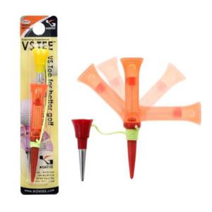 [기타브랜드]코비스 골프 끈연결 골프티 2개입 VS101 롱티 숏티