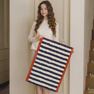 스트라이프 터프팅 발매트 미니러그 욕실 화장실 미끄럼방지 5colors
