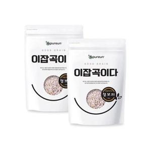 [이잡곡이다] 25년 햇 국산 청보리 1kg x 2봉