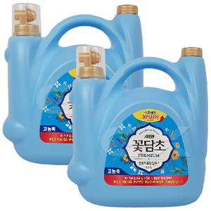 샤프란 꽃담초 섬유유연제 연꽃 유칼립투스향 5.7L 2개