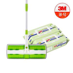 [3M]클립형 막대걸레+베이직 물걸레 60매