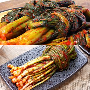 여수찬 산지직송 알싸한 여수 돌산갓김치1kg+파김치1kg