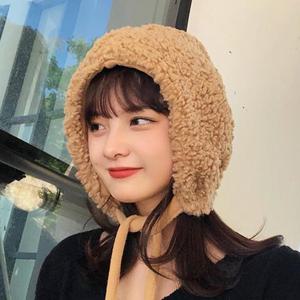 패션아이템 양머리 버킷햇 벙거지 끈모자 여자겨울햇 귀요미 핏