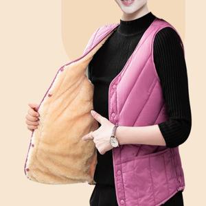 패딩조끼 퀼팅쪼끼 누빔 겨울 여성 남성 여성융털 조끼 패딩 간절기 경량 베스트 브이넥 포켓