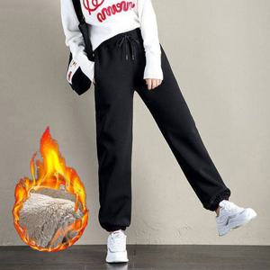 여성무지융기모조거츄리닝 여자바지 기모바지 따뜻한