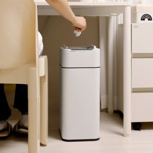 ★살림 필수템★ (1시까지 당일출고)스마트 자동 센서 냄새차단 쓰레기통  날개형 20L