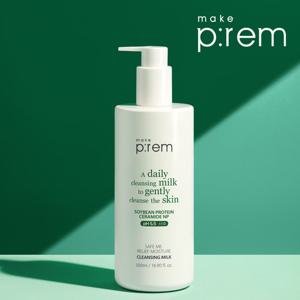 [10%할인+10%적립] 메이크프렘 세이프 미 모이스처 대용량 클렌징 밀크 500ml (+랜덤)클렌징폼50ml
