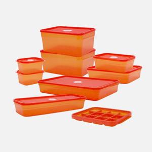 푸레시 트위스트 집들이 종합선물세트 냉동실정리용기 반찬보관통 주방밀폐용기