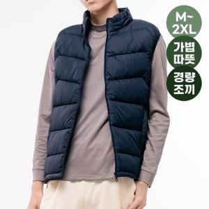 [텐제로]남성 매일 따뜻한 데일리 웰론 경량 패딩조끼/이너조끼 D24V401_19081630_634414