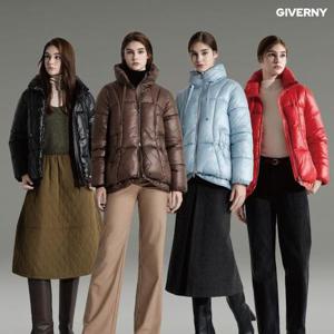 [지베르니]25FW 글로시 벨벳 패딩점퍼