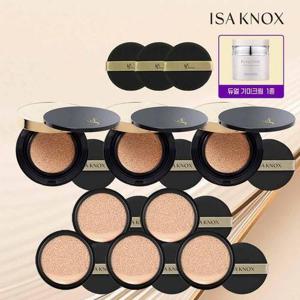 [이자녹스]최신상 이자녹스 듀얼커버 쿠션_매니아 패키지 (본품3+리필5+크림1+퍼프3)