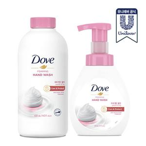 [무료배송] 도브 포밍 핸드워시 피치(본품 240ml 1개+리필  430m 1개)