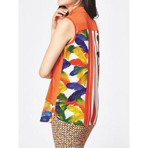 [마코](여성)뒷면날개프린트배색민소매카라티셔츠_MKW2TN03