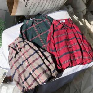 [라일리] Rly 남녀공용 봄 가을 남자 체크남방 여자 체크셔츠 3컬러