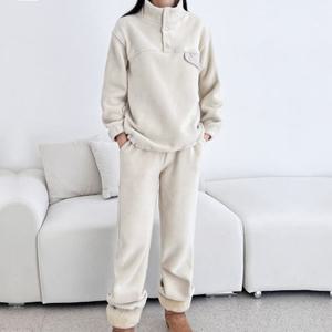 [sado]여성 소프트 후리스 트레이닝세트 플리스 조거 셋업 안감기모 ST888W