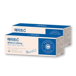 [휴온스N] 메리트C산 2000mg 고함량 비타민C(영국산 DSM) 6개월분