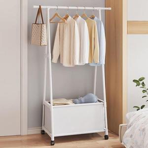 철제 이동식 미니 선반 시스템 스탠드 옷 행거 옷걸이 (WC32438)