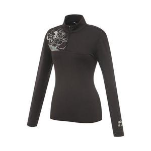 [디즈니골프]여성 아트웍 반집업 긴팔 하프넥 티셔츠 DM3LTS001