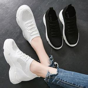 여성 운동화 2컬러 7cm 키높이 스판 스니커즈_3