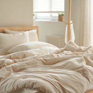 지베딩 자연주의 20수 워싱 순면 이불커버 단품 퀸(Q)