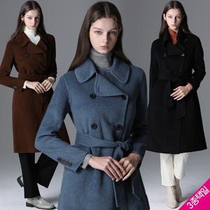 [홈쇼핑방송/르오트(LeOT)] 핸드메이드 더블버튼 롱 울코트