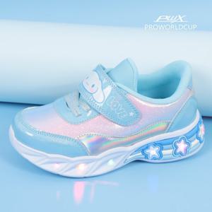 [PWX]PWX키즈 바로인 시나모롤 엘피 라이팅운동화(BU) 손 안 대고 신는 편한 신발 학생운동화