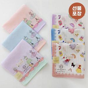 [선물포장] 여성 면 일본 손수건 선물 답례품 포장