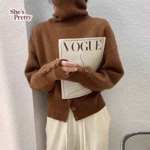 [쉬즈프리티] 인스타터틀넥니트_여성겨울니트