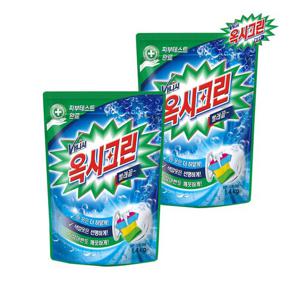 옥시크린 산소계 분말 표백제 1.4kg x2개